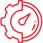 Illustration of a gauge within a gear