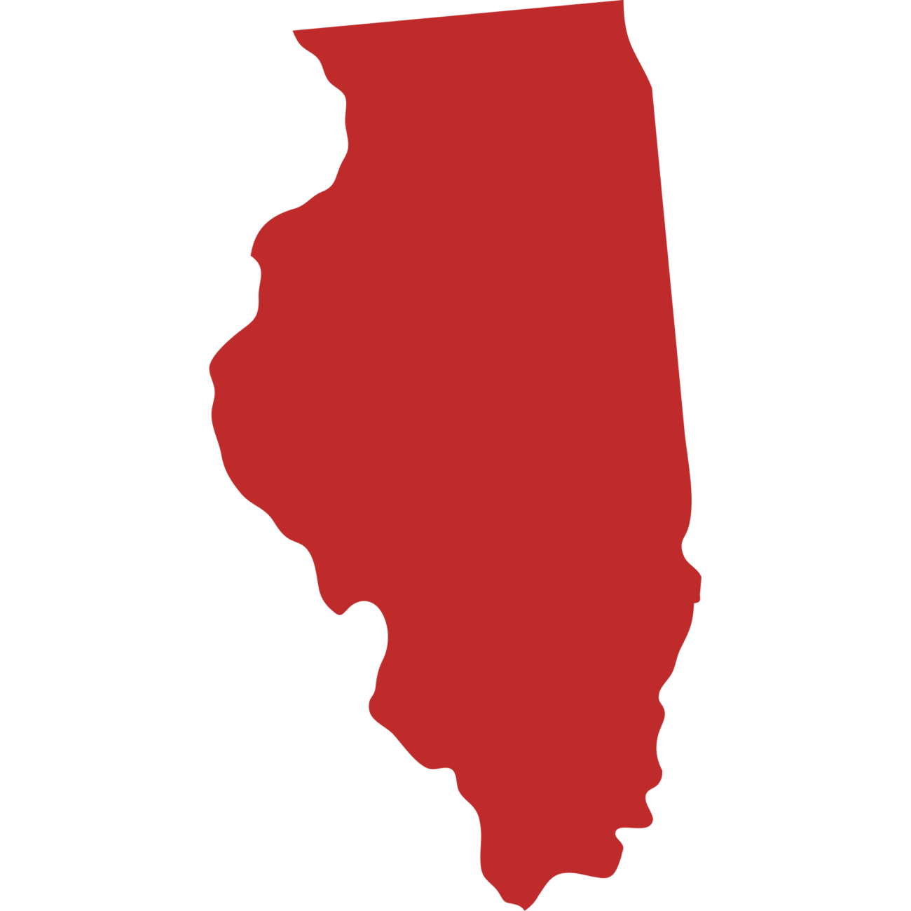 Illinois state shape